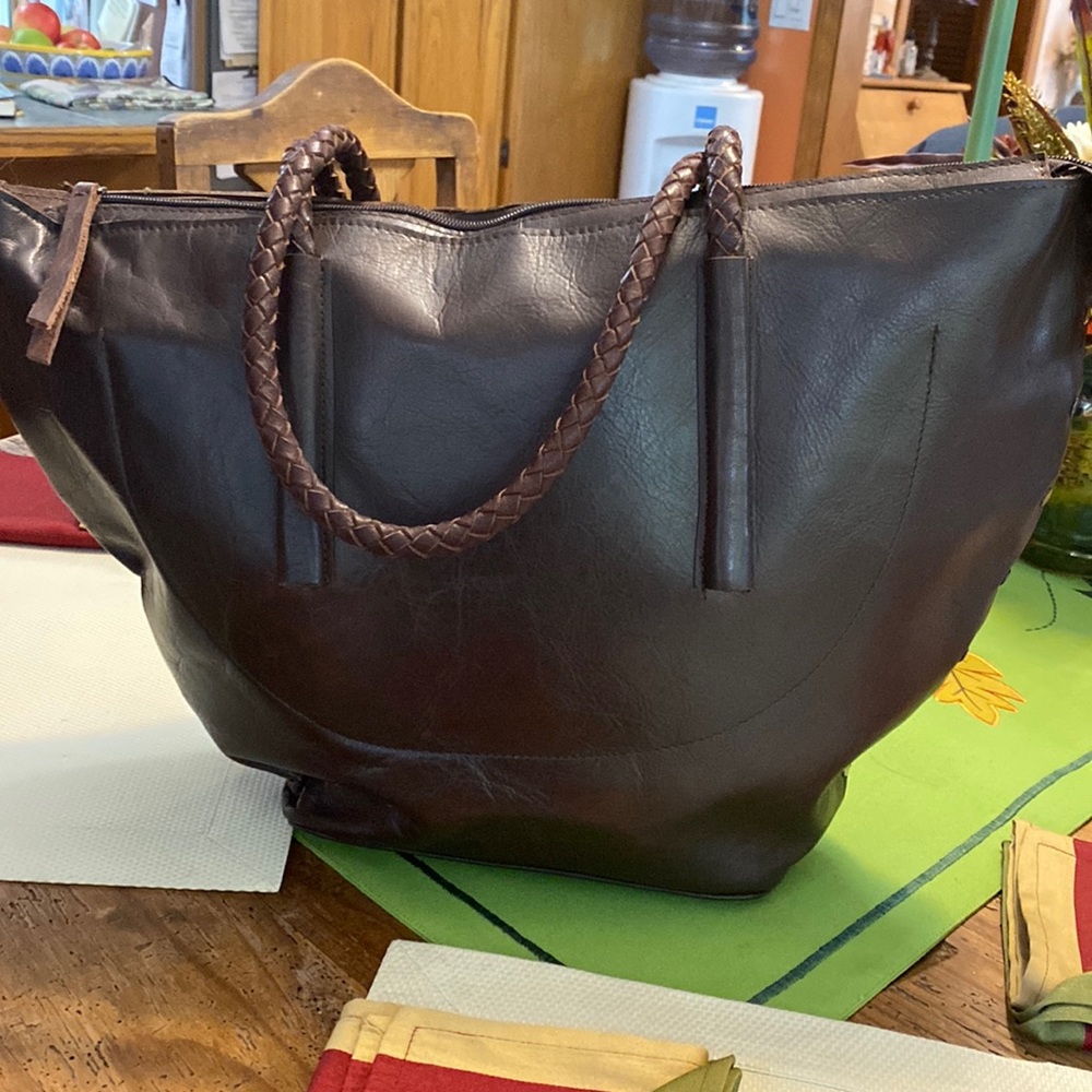 Noonday leather bag